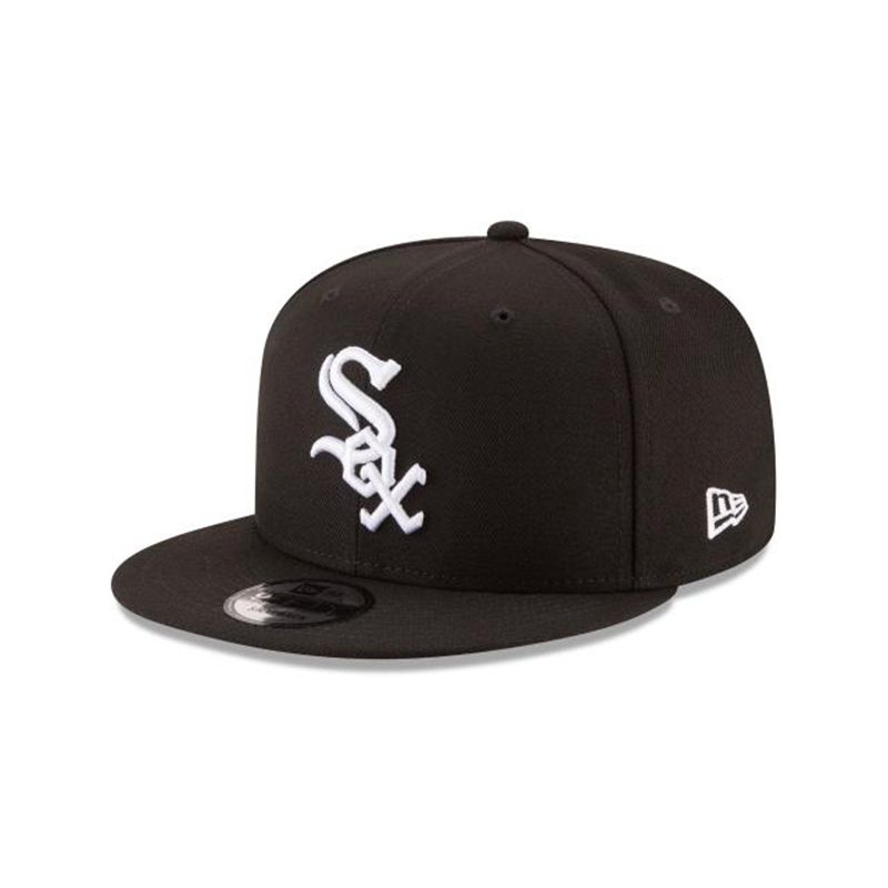 MLB Chicago White Sox Team Color Basic 9Fifty Snapback (LBS9158) - Black New Era Caps